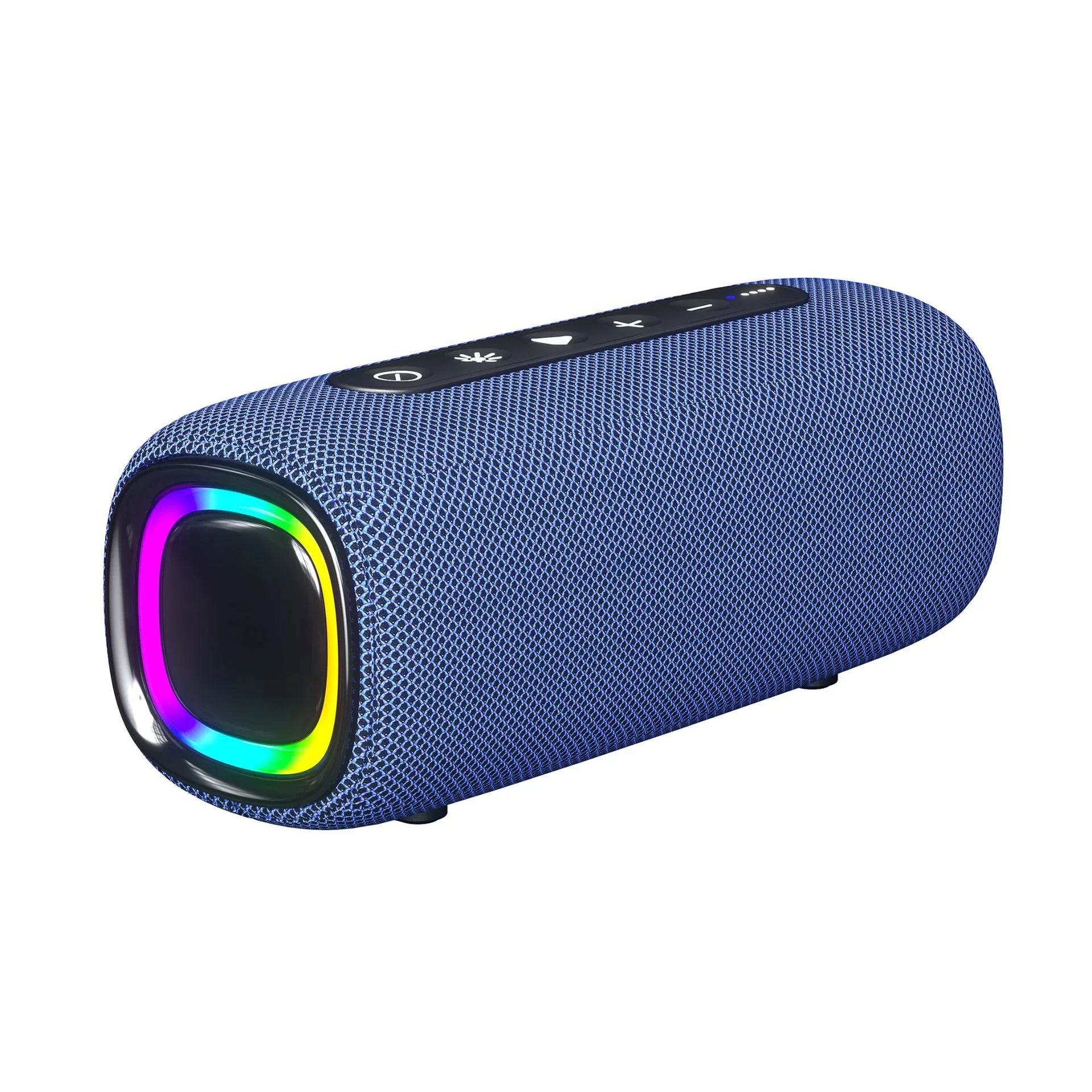 OEM Mini Wireless Smart Speaker With RGB LED Lighting Good Performance Stereo Surround Sound Higher Cost Mini Bass Features