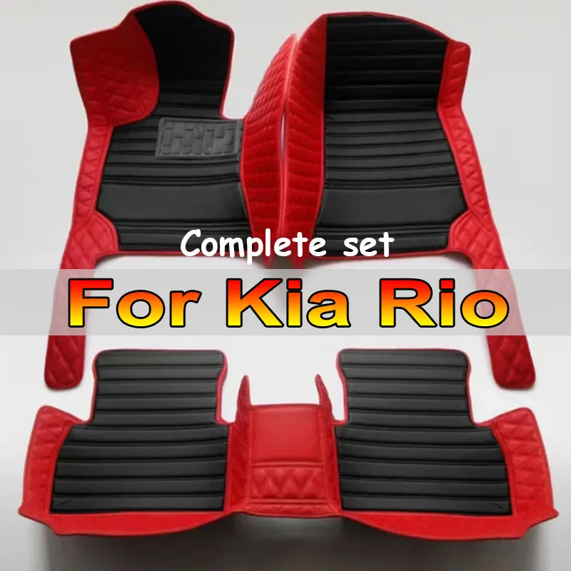 Car Floor Mats For Kia Rio Pride Sephia Sport JB 2005~2010 Anti-dirt Pads Car Carpet Non-slip Auto Rug Car Accessories Interior