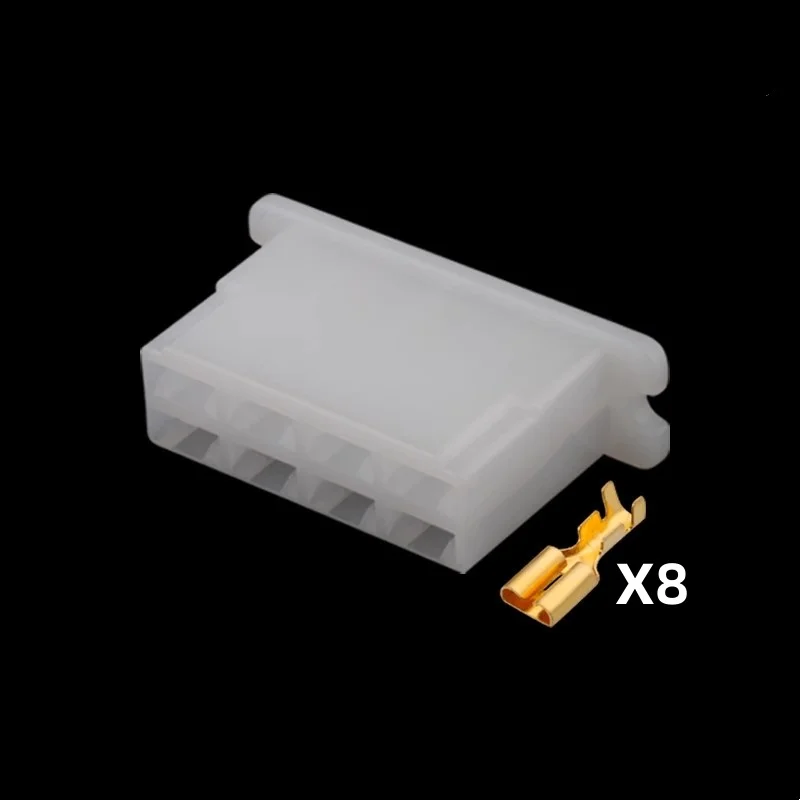 

10sets Automotive connector 8P DJ70817-6.3-11-21 with terminal 6120-0583 6110-0583
