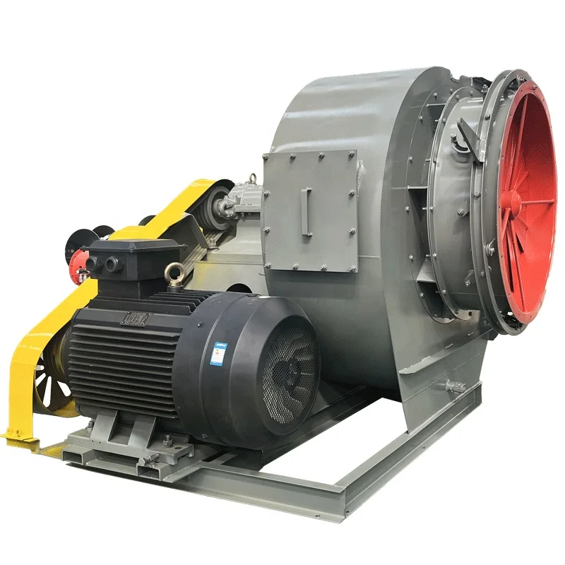 

Hanqi Tailored Centrifugal Blower Fan Flange Air Inlet Damper Belt Drive Mechanism Stainless Steel Blades Restaurants AC