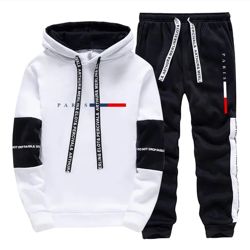 

2026 Best Seller Mens Tracksuit Print Casual Sweatshirts Outdoors Sports Jogging Mens Clothing Fashion Single Piece Hoodie Pants