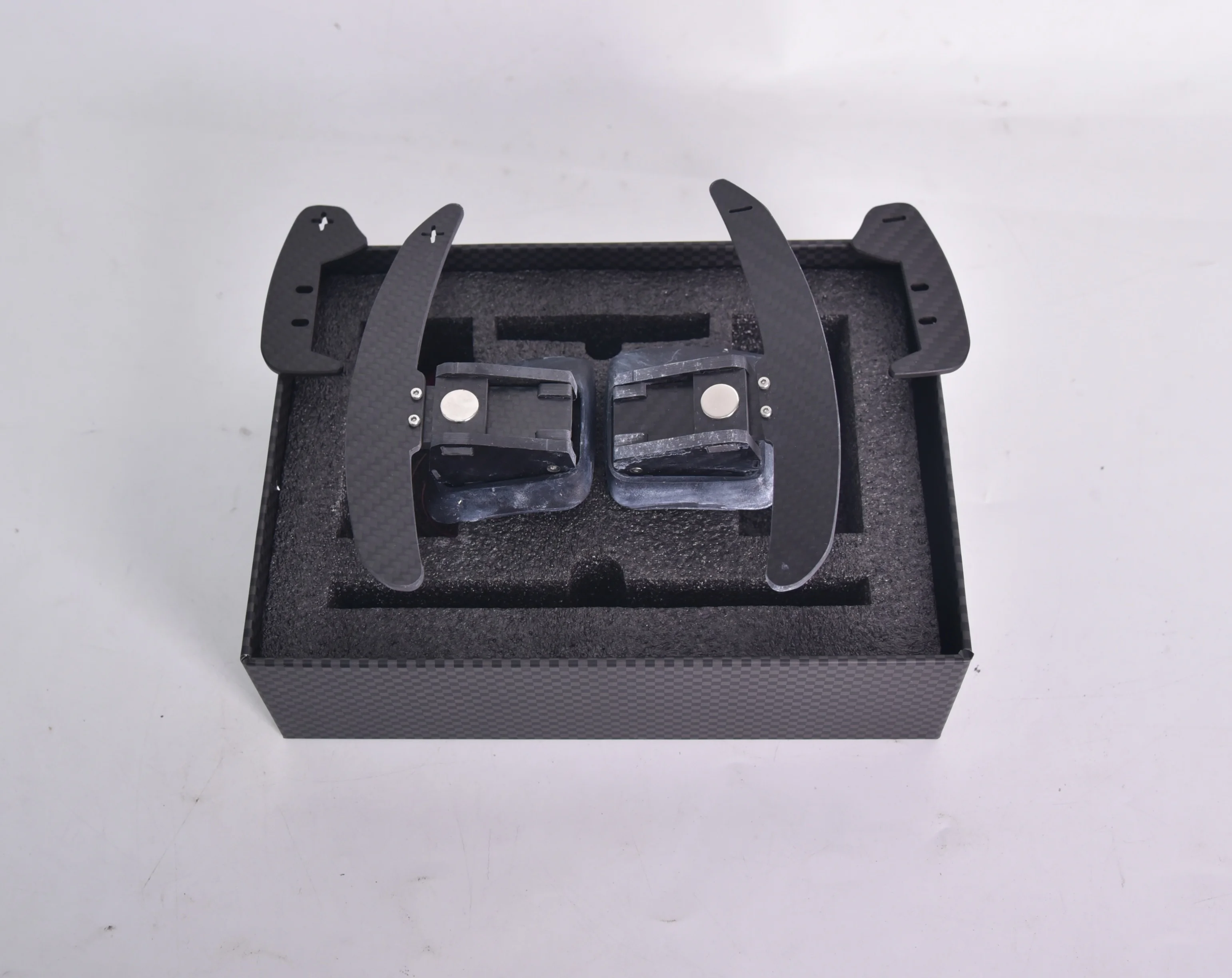 SK CUSTOM Interior Kits Popular Magnetic Paddle Shifter for BMW E Series Fitting Models E90 M3 E91 E92 E93 E70 E71 Carbon Finish