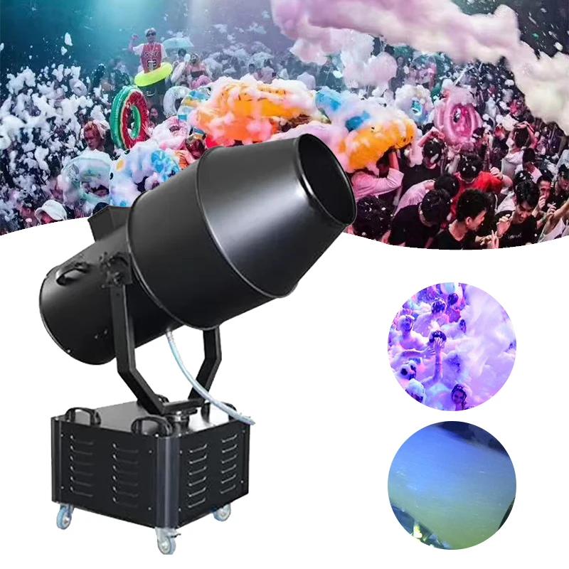

3000w Moving Head Jet Foam Machine Night Club Cannon Foam Party Pool Spray Foam Machine