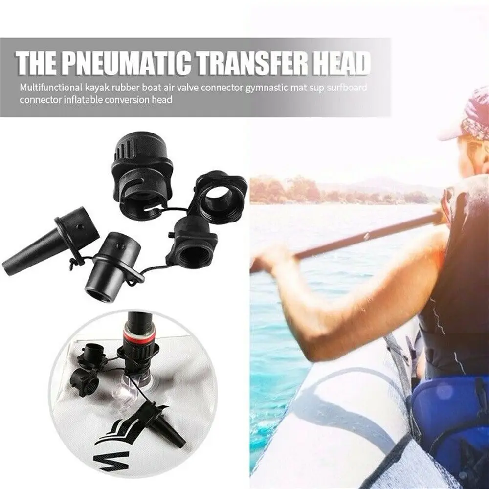 Multi-Function Valve Paddle Board SUP Pump Adaptor Inflatable Adapter Surfboard Connector Kayaking Inflatable Boat