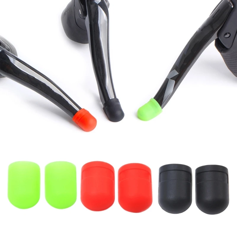 2Pair Silicone Brake Lever Cover Protector Road Bike Silicone Anti Scratch Brake Lever Cover Bicycles Spare Parts 24BD