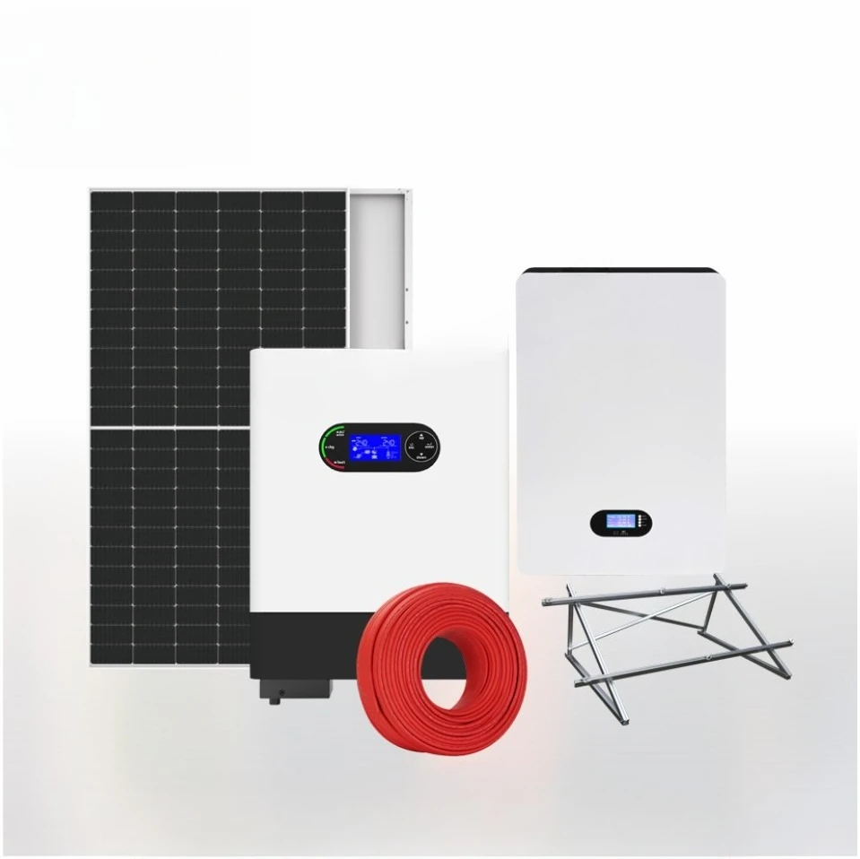 Household solar lithium battery energy storage system off-grid solar power supply system set