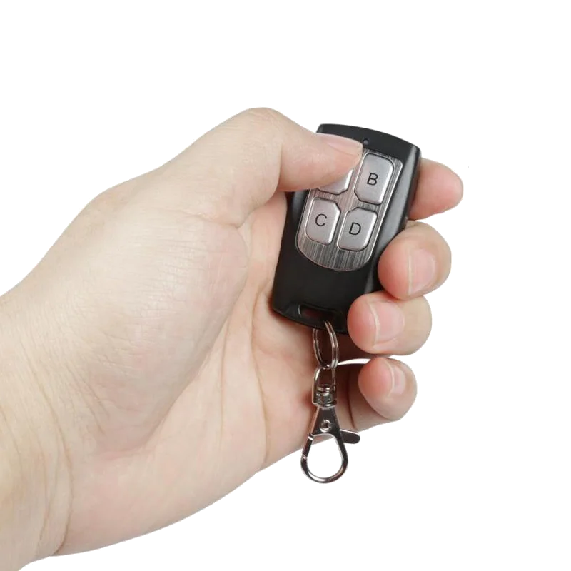 GERMA-interruptor de Control remoto inalámbrico Universal, módulo receptor de relé DC 12V 4CH con transmisor remoto RF de 4 canales, 433 Mhz