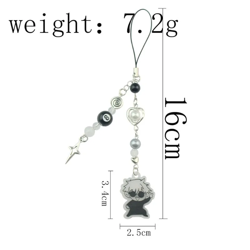 

Новый брелок Jujutsu Kaisen: Гето Сугуру, Сатору Годжо. Подвеска-шарм для телефона, аксессуар, брелок для сумки, украшение, праздничный подарок.