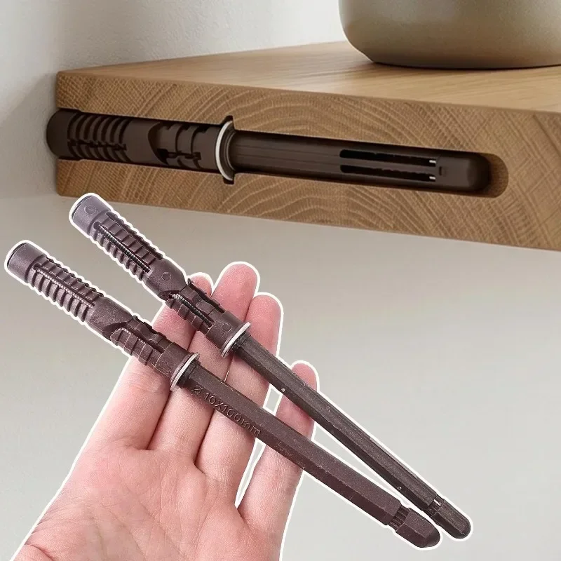 Wall Shelf Suspension Bracket Hidden Floating Shelf Brackets Wooden Invisible Mounting Adjustable Support Hardware Bracket
