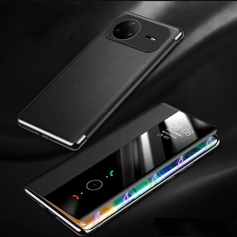 For Huawei Nova 15 Pro Case Clear Window View PU Leather Flip Case For Huawei Nova 15 Phone Cover Nova15 Pro Fundas