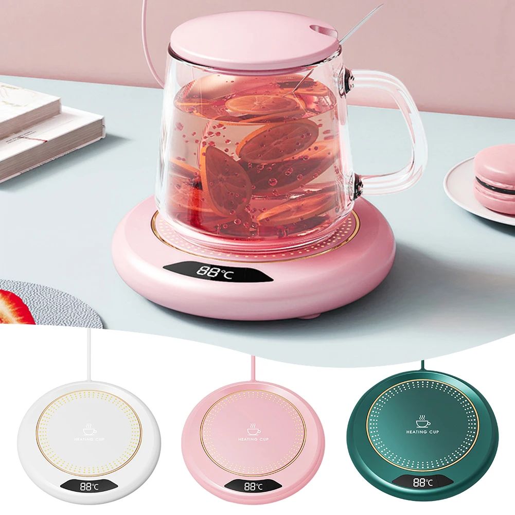 

Electric Constants Temperature Smart Cup Warmer Digital Display Heating Cup Pad For Office Living Room