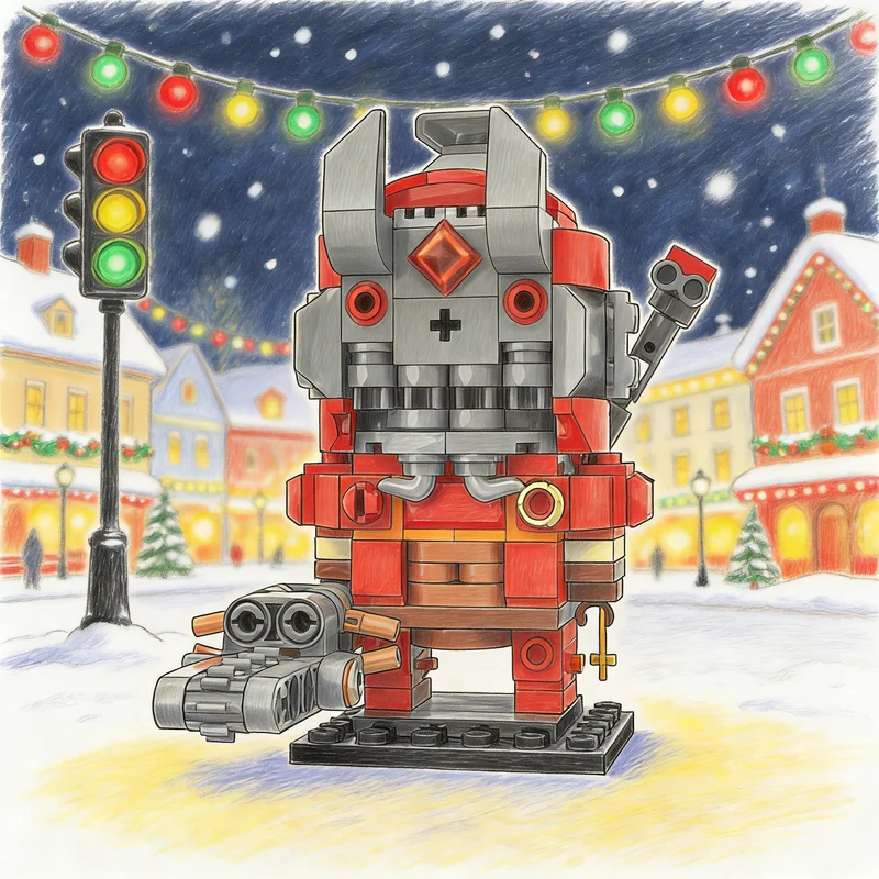 219pcs MOC Doom Skullface Slayer Brickheadz Model Building Blocks Construction Assemble Toys Festival Gift DIY Creative Idea