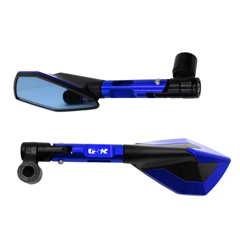 Universal Motorcycle mirror CNC side Rearview  Blue Anti-glare Mirror for SUZUKI GSR400 GSR600 GSR750 GSR 600 400 750