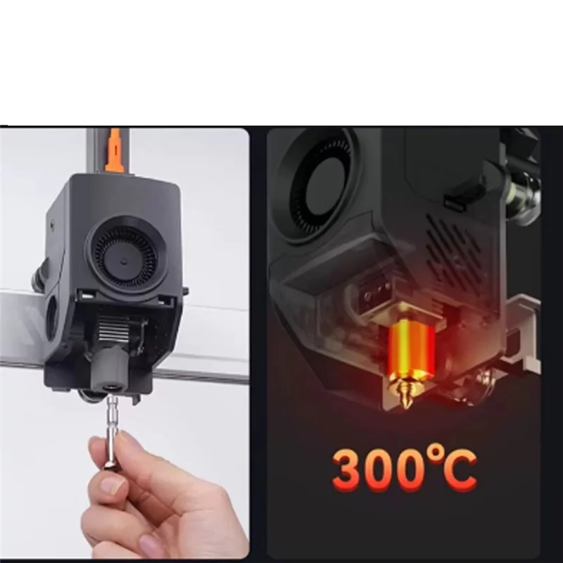 

Изысканные насадки из закаленной стали 0,4 мм для аксессуаров для силиконовых носков Anycubic Kobra 3 Max Hot End