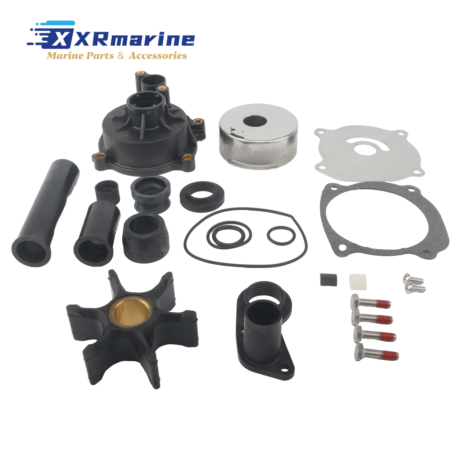 5001595 Outboard Water Pump Repair Kit W/ Housing for OMC Johnson Evinrude 75 90 105 115 120 135 150 175 200 225 250 HP Engines