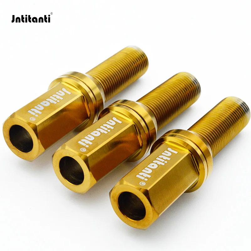 

Jntitanti Extended 17mm Hex Hollow Head Floating Cone Seat Gr.5 Titanium Wheel Bolt M14x1.25 for BMW MINI SUPRA Rolls Royce