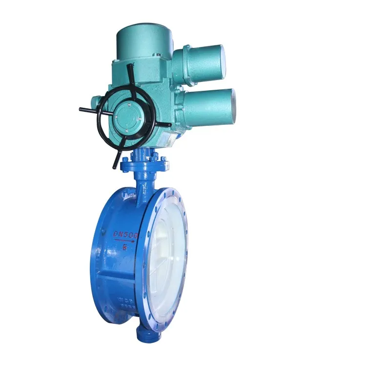 D941H-10C D941H-16C DN500 صمام فراشة المحرك الكهربائي ربع دوار #2