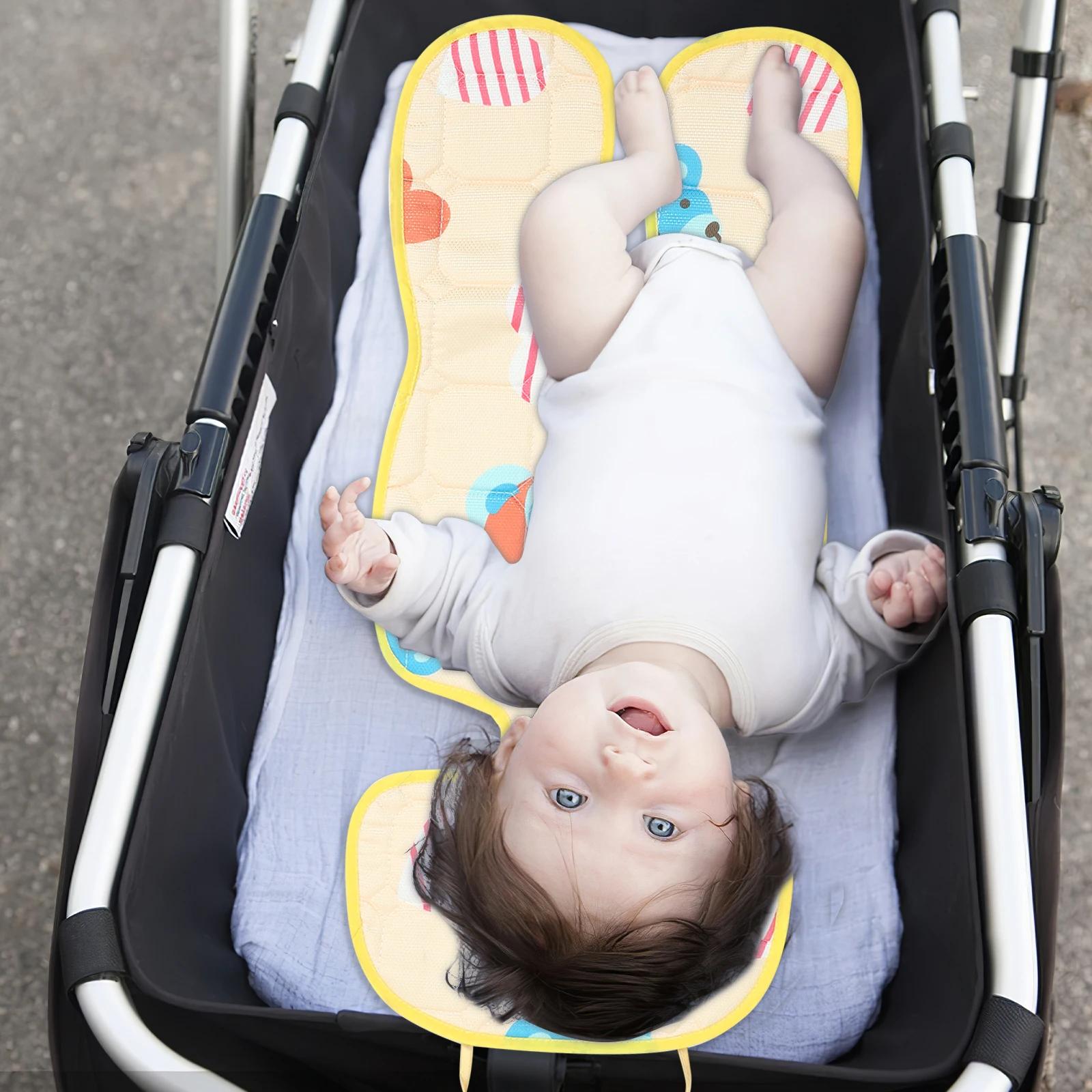 

Baby Cooling Mat Summer Stroller Seat Cushion Skin-Friendly Anti-Scratch For Car Seat Pram Liner Ice Silk Sleeping Pad