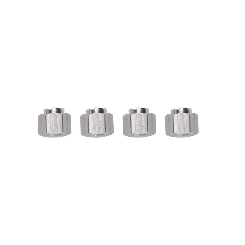 4pcs Aluminum Alloy Hexagonal Connector 5/6/7/10mm Widened Coupler for 1/18 RC Crawler Traxxas TRX-4M Bronco Defender