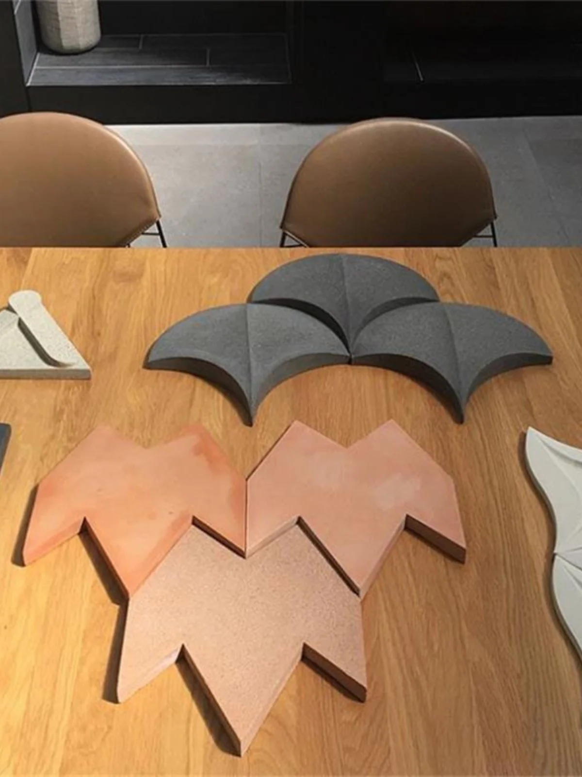 Promotion Fan-Shaped Wall Tile Cement Floor Tiles Mould