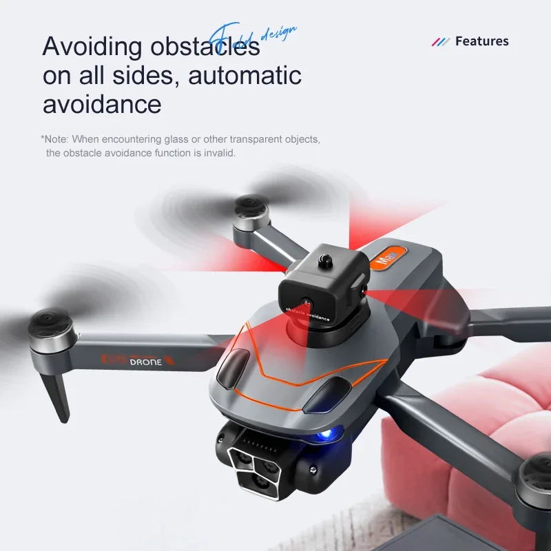 New S115 Max Brushless Drone 4K Professional Dual Camera Obstacle Avoidance Optical Flow Position RC Drone Sell Apron Kids Toys