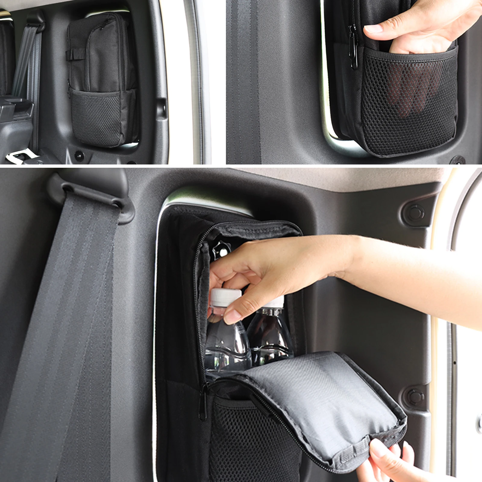 CKEGUO Rear Trunk Window Side Storage Bag Organizers for Suzuki jimny 4-Doors 2019 2020 2021 2022 2023 2024 2025 Car Accessories view 3