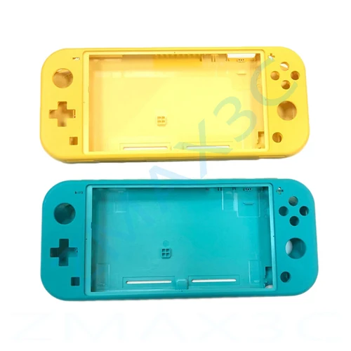 Imagen 2 del producto 1 carcasa de repuesto original para Switch Lite, cubierta superior e inferior, placa frontal para NS Lite, juego completo de botones y piezas de carcasa.