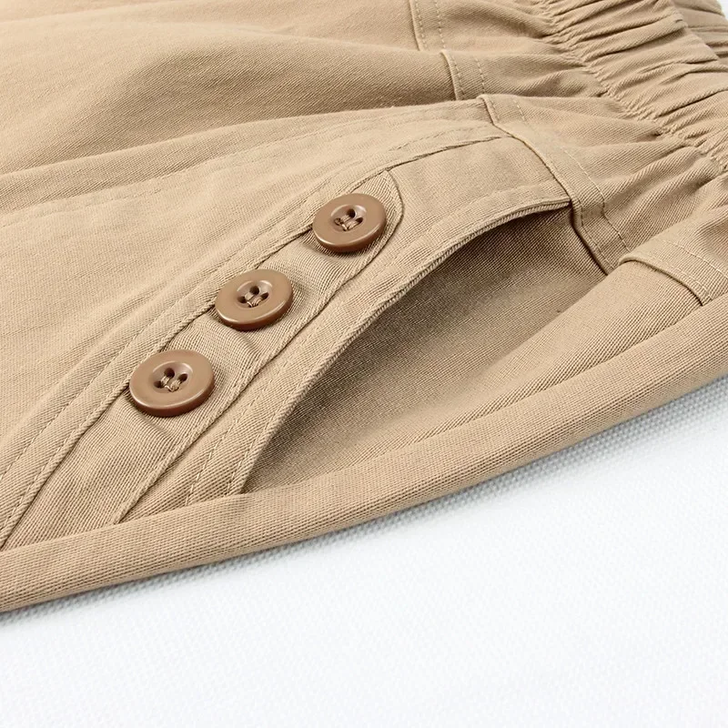 女性用ストレッチパンツ,ロング,コットン,ストレートカット,ハイウエスト,仕事やオフィス用,ラージサイズ5xl,c4315