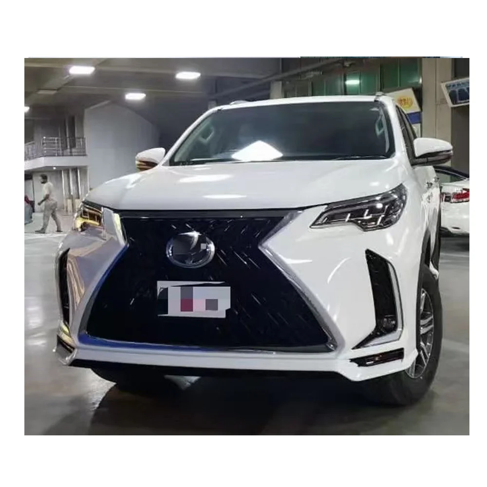 

Front bumper For Fortuner 2016+ Upgrade To Lexus 570 body kit for fortuner 2021 2012 lexus body kit fitted