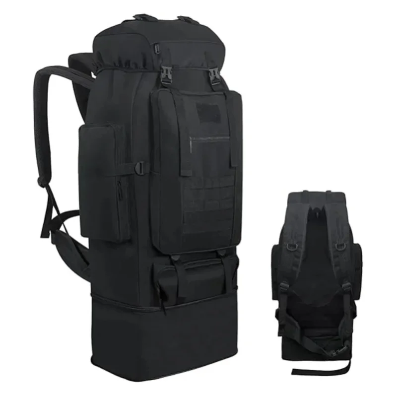 100L Herren-Bergsteigerrucksack Kletterrucksack Taktische Rucksäcke Großvolumiger Rucksack Multifunktionaler Outdoor-Sport-Wander-Camping-Reiserucksack
