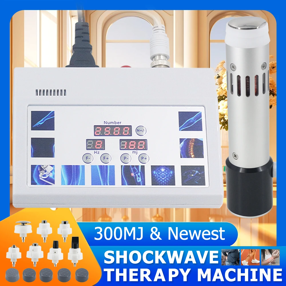 

Professional Shock Wave Therapy Machine 300MJ For Erectile Dysfunction Treatment And Leg Pain Relief Massage Shockwave Massager
