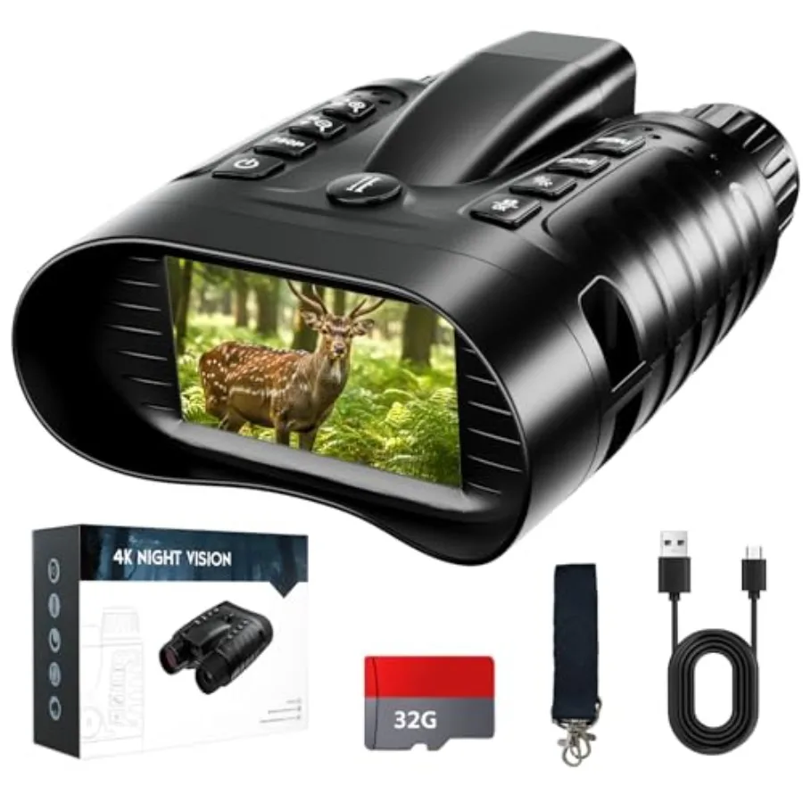 4K Night Vision Hunting and Camping Binoculars