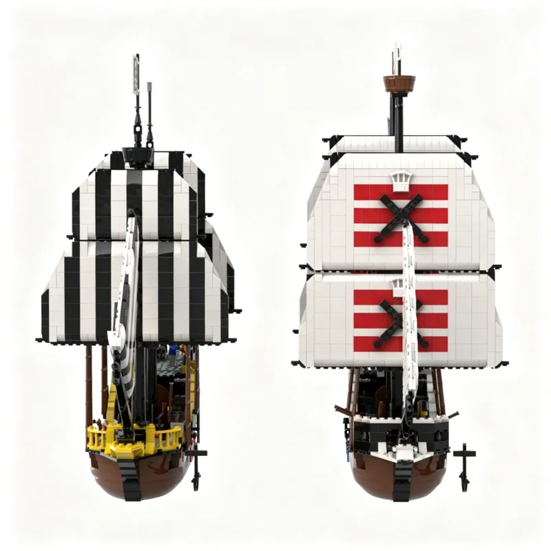 682pcs MOC Imperial Keeper Pirates I Model Building Blocks DIY Gift Creative Collectible Display Decor Premium Adult Kids Desk - view 2