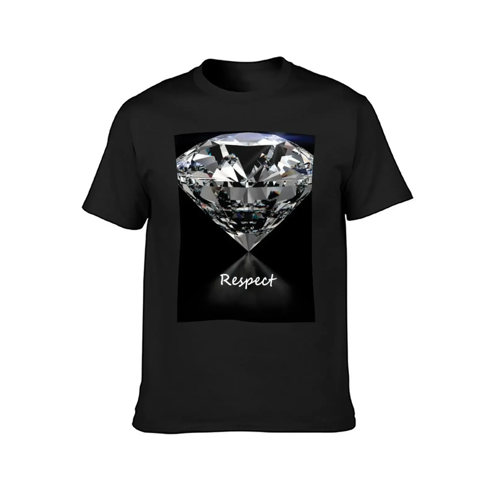 Diamond Shine & Respect T-Shirt blanks graphic shirts Aesthetic clothing mens t shirt