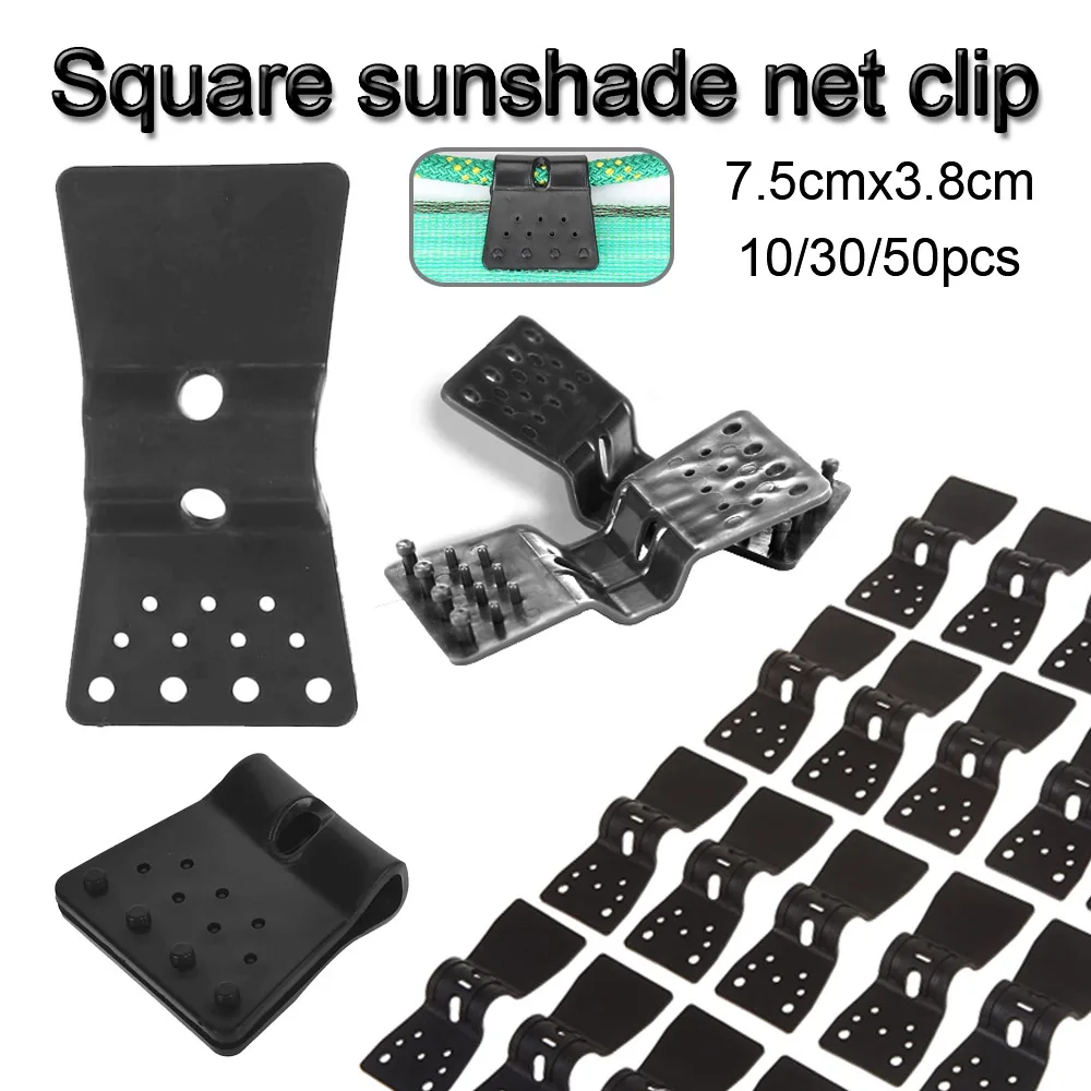 10-50Pcs Butterfly Shade Clips, Heavy Duty Greenhouse Clips for Sunshade Net, Garden Fence & Outdoor Tent, UV Resistant