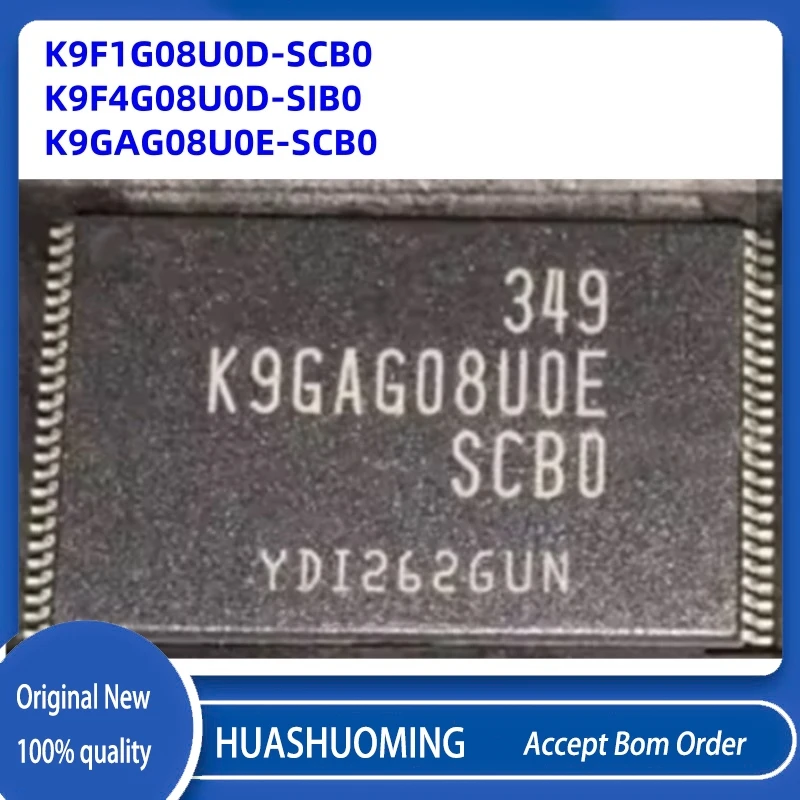 

5Pcs/Lot New K9F4G08U0D-SIB0 K9F4G08U0D K9F4G08 K9F1G08U0D-SCB0 K9F1G08UOD K9F1G08 K9GAG08U0E-SCB0 K9GAG08U0E K9GAG08 TSOP48