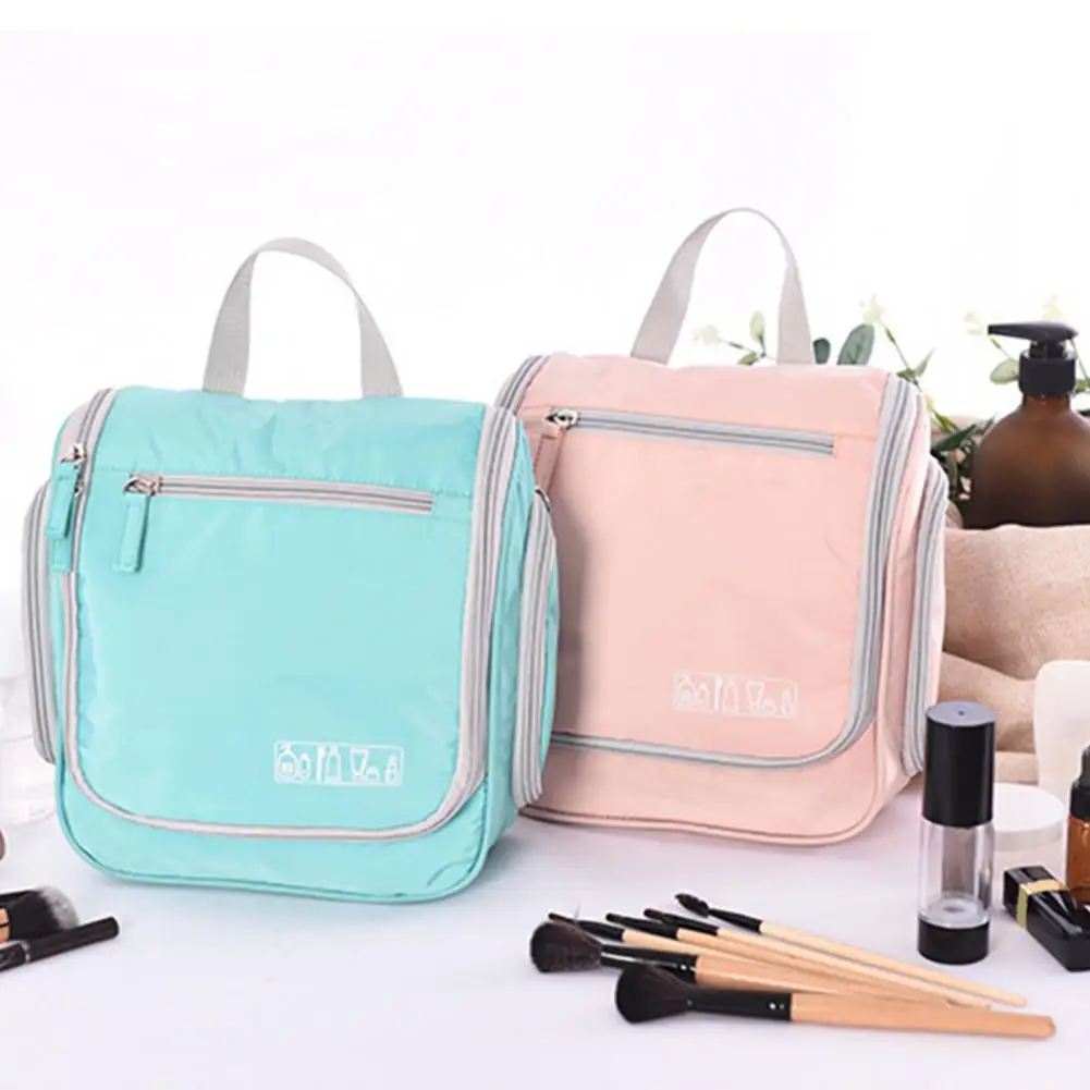 Waterproof Toiletry Pouch Travel Toiletry Bag with Hanging Hook Waterproof Cosmetic Organizer for Business Trips Portable Makeup