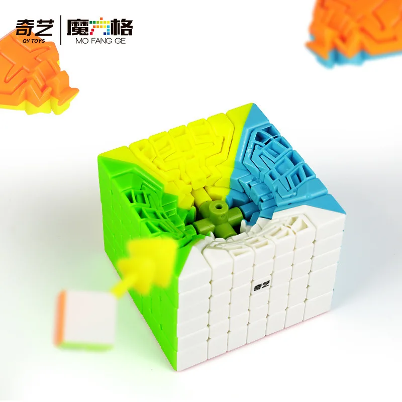 Original Hot Sale Qiyi QiXing 7x7x7 Cube Puzzle Qixing S Stickerless 7x7 Magic Puzzle MoFangGe Speed Cube Educational Kids Toys