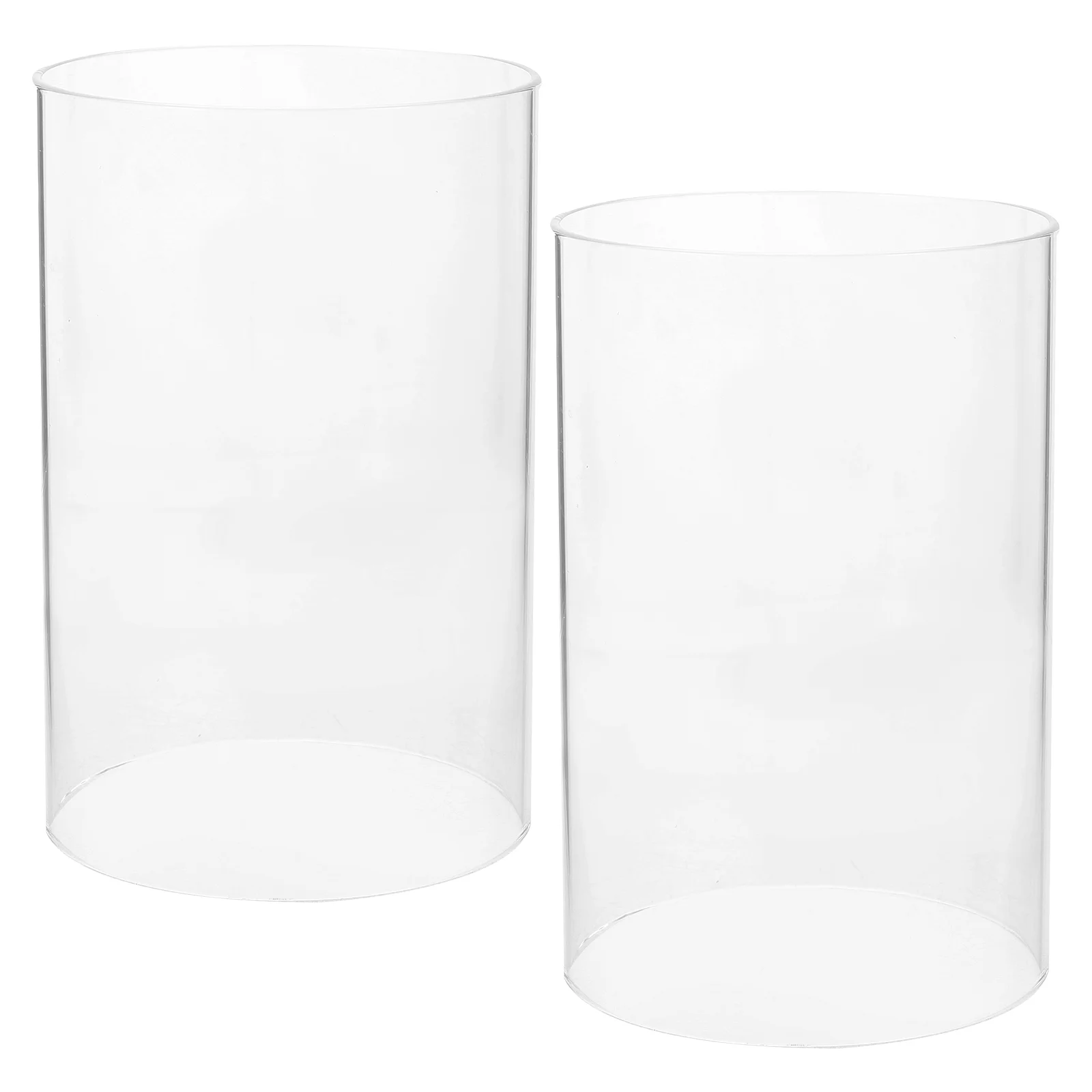 

2 Pcs Holder Pillar Candles Shades for Jar Glass Holders Sleeve