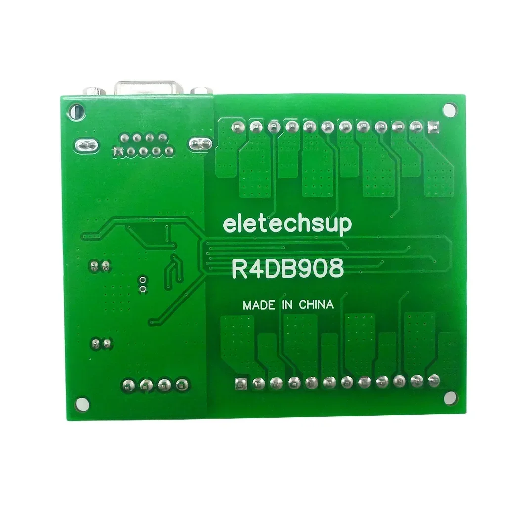 8DO DC 12V-24V RS485 RS232 DB9 Multifunctional Solid State Relay Module 30N06 N-MOS Isolation Output VH3.96 Connector