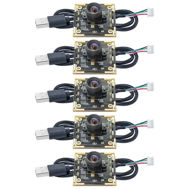 

N13R(High-quality) 5PCS OV9732 Camera Module 1MP 1280X720 30Fps USB Free Driver Manual Focus With 1 Meter Cable For Winxp/7/8/10