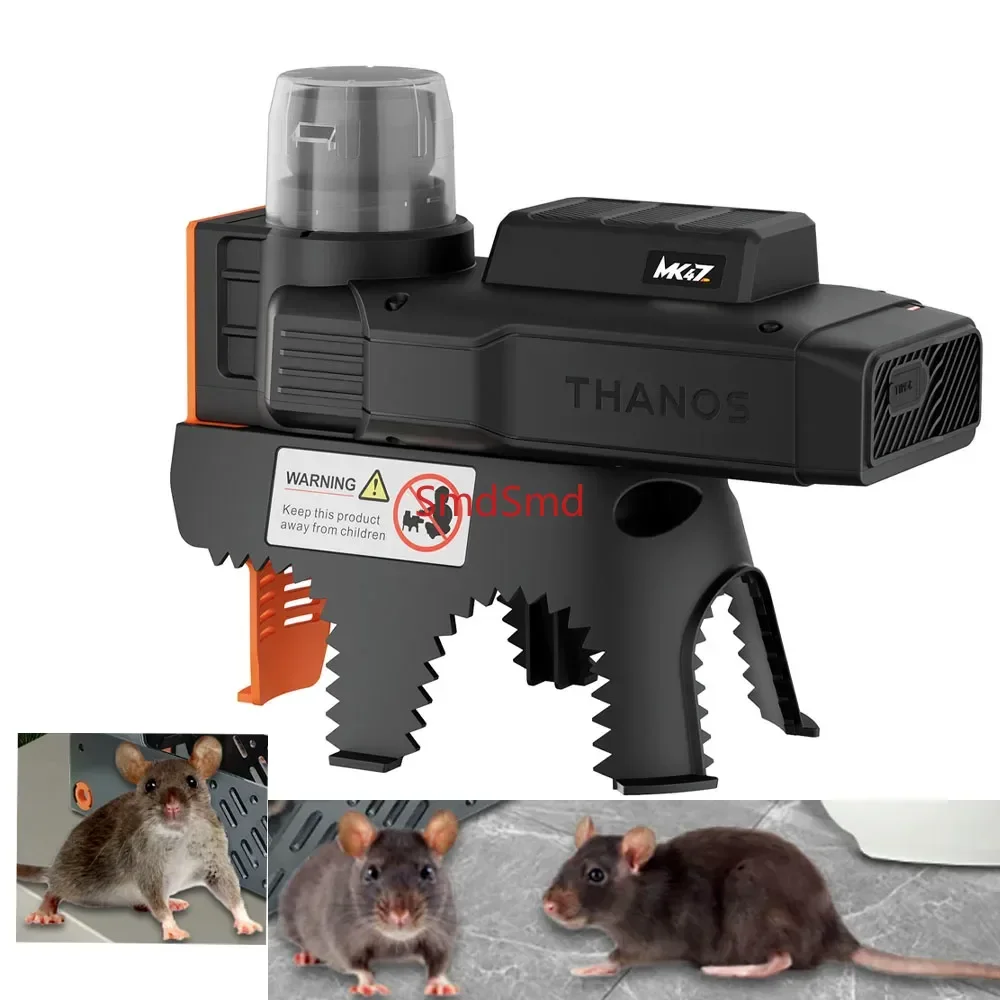 Electric Non Carbon Dioxide Rodenticide Continuous Trap,Automatic Humane Non-Toxic Rat and Mouse Trap Kit Rat Mouse Trap Machine