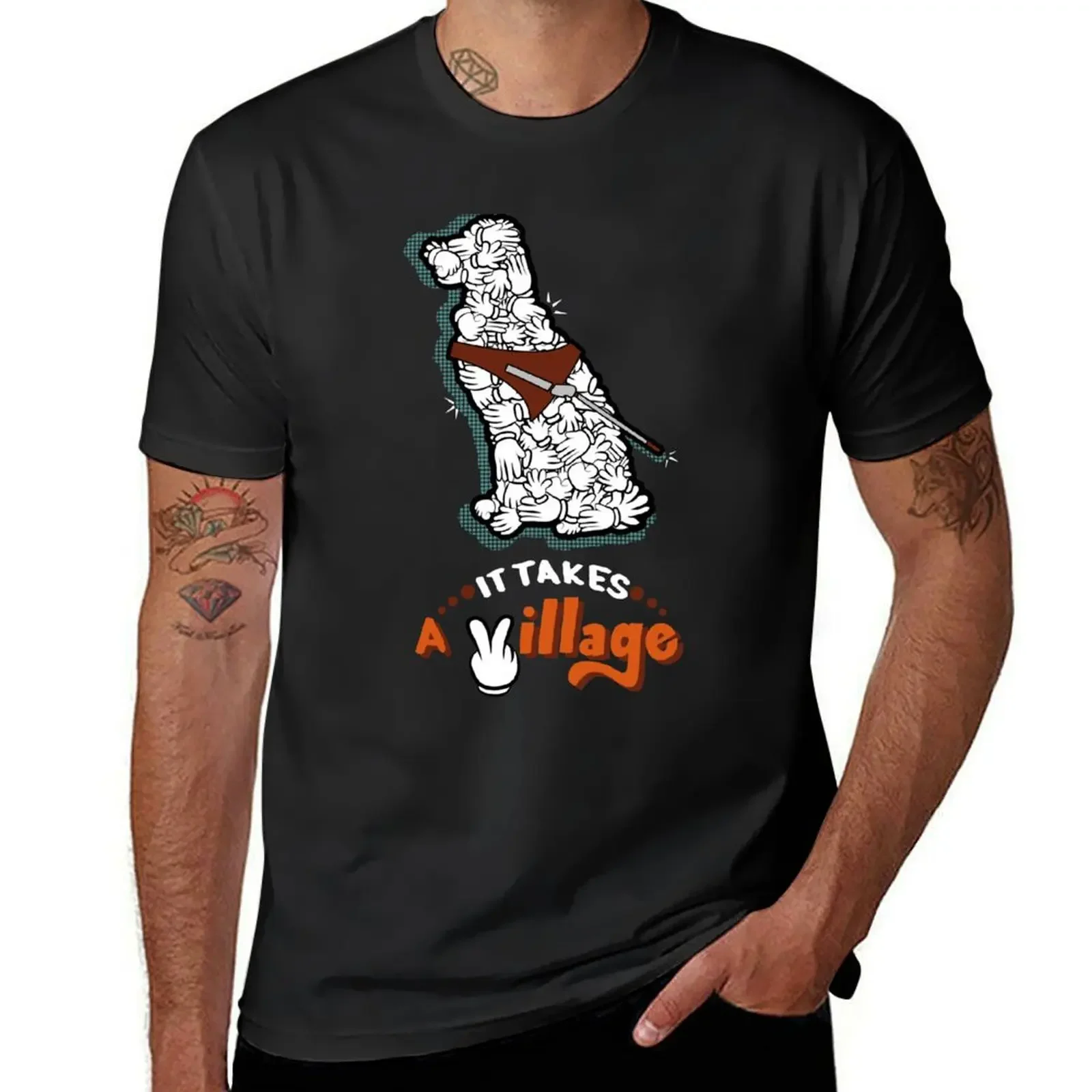 

It takes a Village T-Shirt blanks man clothes vintage clothes plus sizes big and tall t shirts for men