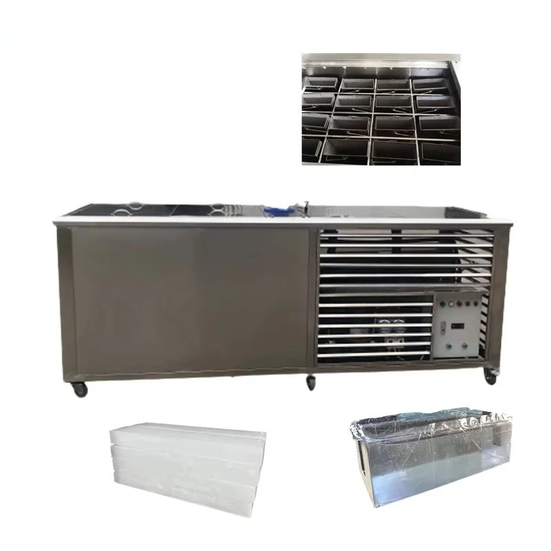 Customized Ice Making Machine Cube Maker 1000kg 1 Ton Ice Popsicle Making Machine Price Industrial Ice Cube/block Making Machine