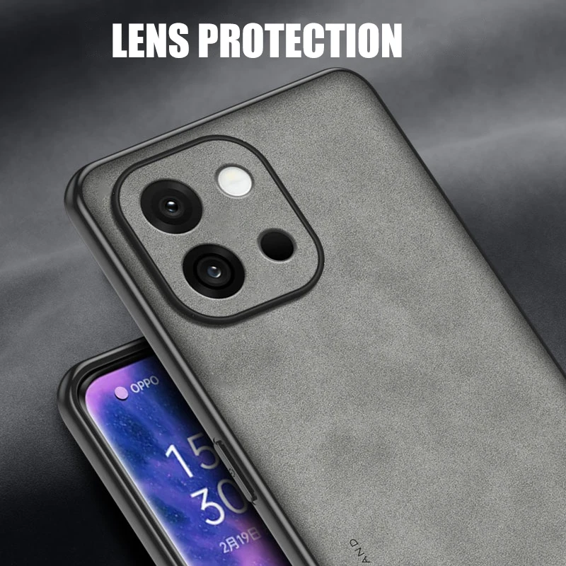Чехол для OnePlus 13T, мягкая рамка из ТПУ, задняя часть из овчины, чехол для 13 12, защитный противоударный защитный чехол