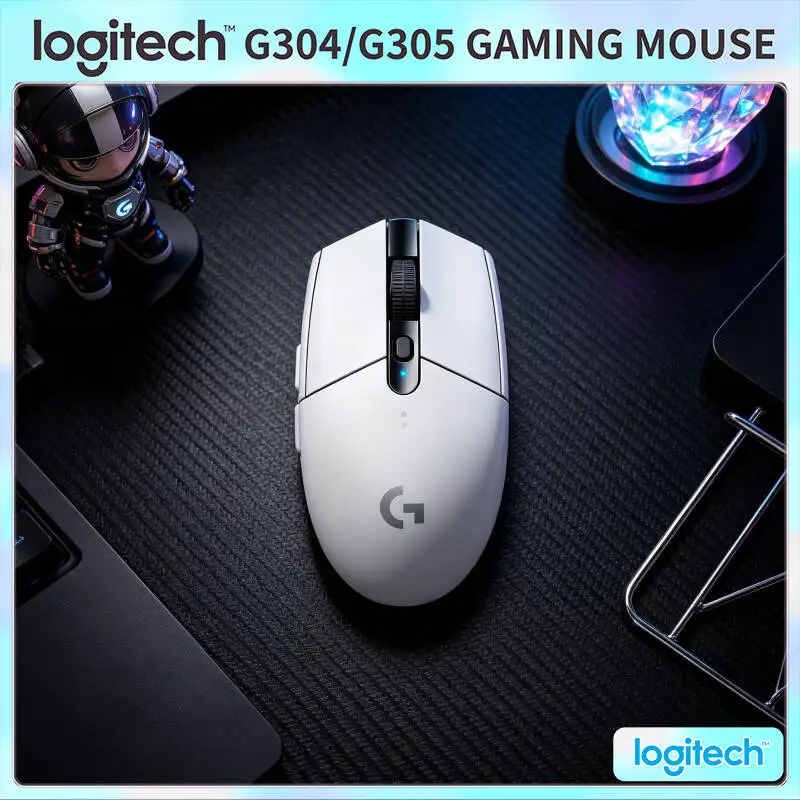 Logitech G304 LIGHTSPEED Wireless Gaming Mouse 12000 DPI 1ms Latency HERO Sensor 250hr Battery Fast Tracking Users