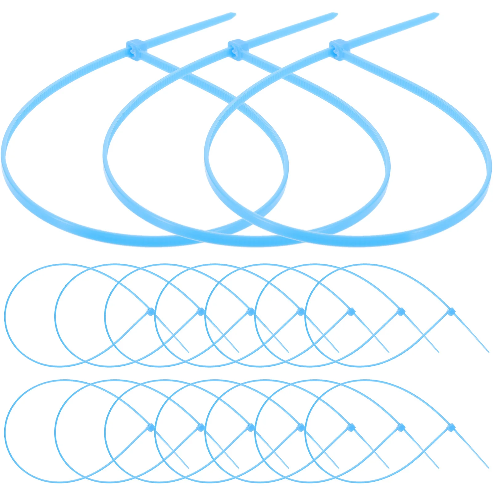 

250Pcs Self Locking Zip Ties Reusable Cable Ties for Secure Fastening Strong Pull Force No Burrs Smooth Edge for Daily