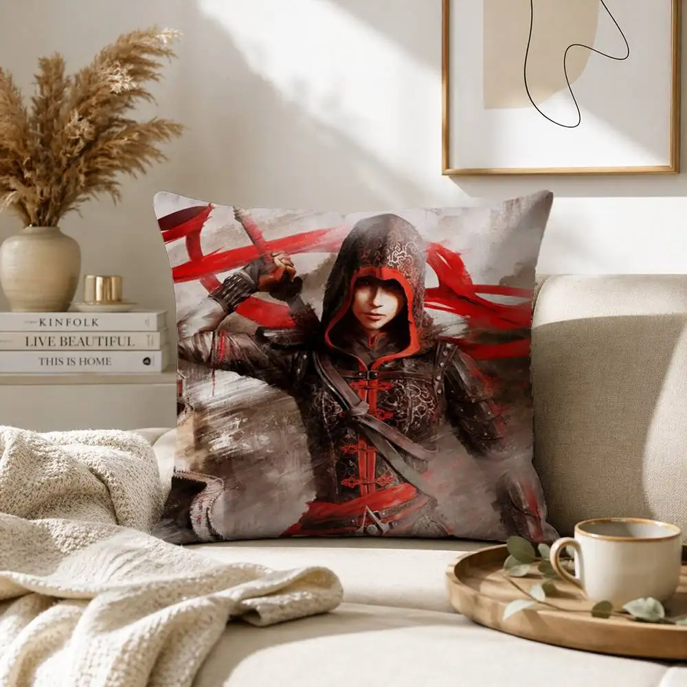 A-Assassins C-Creed Pillow Case for Sofa Living Room Home office Decor Protective Cover
