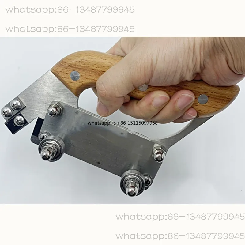 PVC plastic flooring construction tool, rubber carpet wheel floor slotting machine, depth 0-3MM