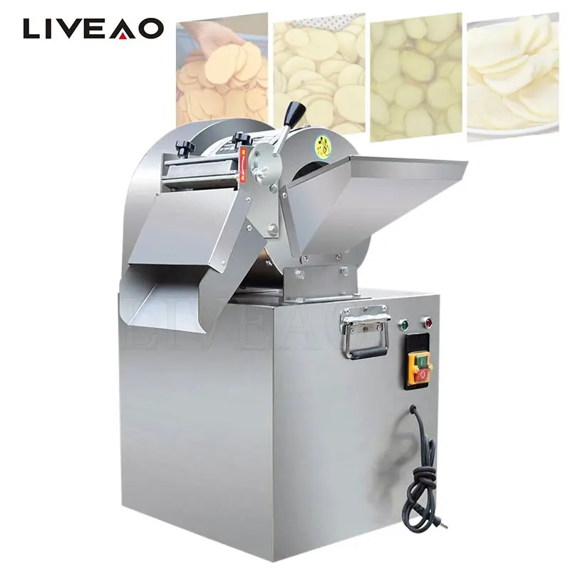 

Electric Vegetable Cutter Stainless Steel Multifunctional Carrot Potato Onion Cutting Machine